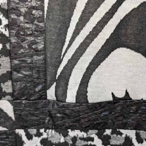 NWT Frank Lyman  Patchwork Pencil Pull On Skirt - Picture 3 of 5